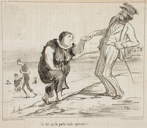 それを運んだ洪水 作： Honoré Daumier